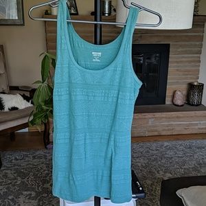 Teal Patterned Tank